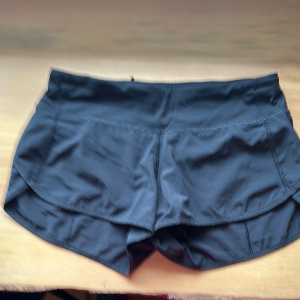 Lululemon Athletica Black Speed Shorts